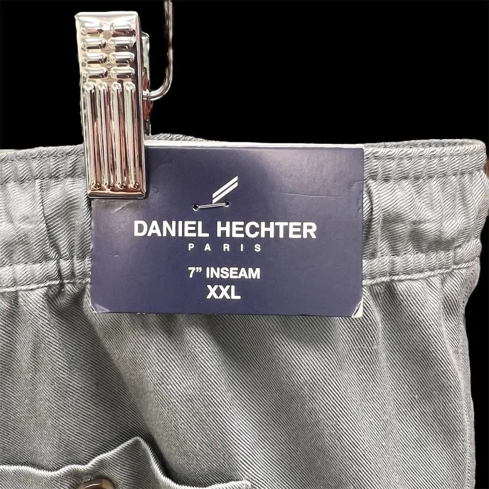 Daniel Hechter Paris Mens XXL Casual Elastic Waist‎ Shorts Lyocell Blend - 413